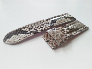 Genuine Python Leather Watch Strap. Handmade Natural Python Watch Strap 18 mm 20 mm 22 mm 24 mm