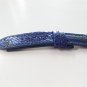 Genuine Python Leather Watch Strap. Handmade Blue Python Watch Strap