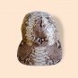 Genuine Python Snakeskin Leather Hat. Leather Baseball Hat - Natural