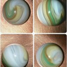 Akro Agate Hybrid Popeye Corkscrew Marble Multi-color 41/64" Pre-1940 MINT-