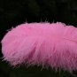 single layer Pink Ostrich Feather Fan Burlesque friend 25"x45"