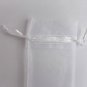 Free Shipping 20Pcs/Lot Plain White Paper Hand Fans for Wedding 21cm with Organza Gift Bag