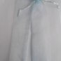 Free Shipping 20Pcs/Lot Plain Baby Blue Paper Hand Fans for Wedding 21cm with Organza Gift Bag