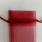Free Shipping 20Pcs/Lot Plain Red Paper Hand Fans for Wedding 21cm with Organza Gift Bag