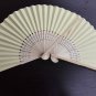 Free Shipping 20Pcs/Lot Plain Yellow Paper Hand Fans for Wedding 21cm with Organza Gift Bag