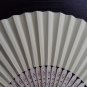 Free Shipping 20Pcs/Lot Plain Yellow Paper Hand Fans for Wedding 21cm with Organza Gift Bag