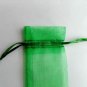 Free Shipping 20Pcs/Lot Plain Green Paper Hand Fans for Wedding 21cm with Organza Gift Bag