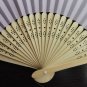 Free Shipping 20Pcs/Lot Plain Purple Paper Hand Fans for Wedding 21cm with Organza Gift Bag