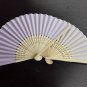 Free Shipping 20Pcs/Lot Plain Purple Paper Hand Fans for Wedding 21cm with Organza Gift Bag