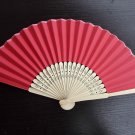 20Pcs/Lot 21cm Red Wedding Paper Fans Paper Fans for Party Decorations Personalized Paper Fans