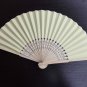 20Pcs/Lot 21cm Yellow Wedding Paper Fans Paper Fans for Party Decorations Personalized Paper Fans