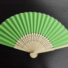 20Pcs/Lot 21cm Green Wedding Paper Fans Paper Fans for Party Decorations Personalized Paper Fans