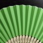 20Pcs/Lot 21cm Green Wedding Paper Fans Paper Fans for Party Decorations Personalized Paper Fans