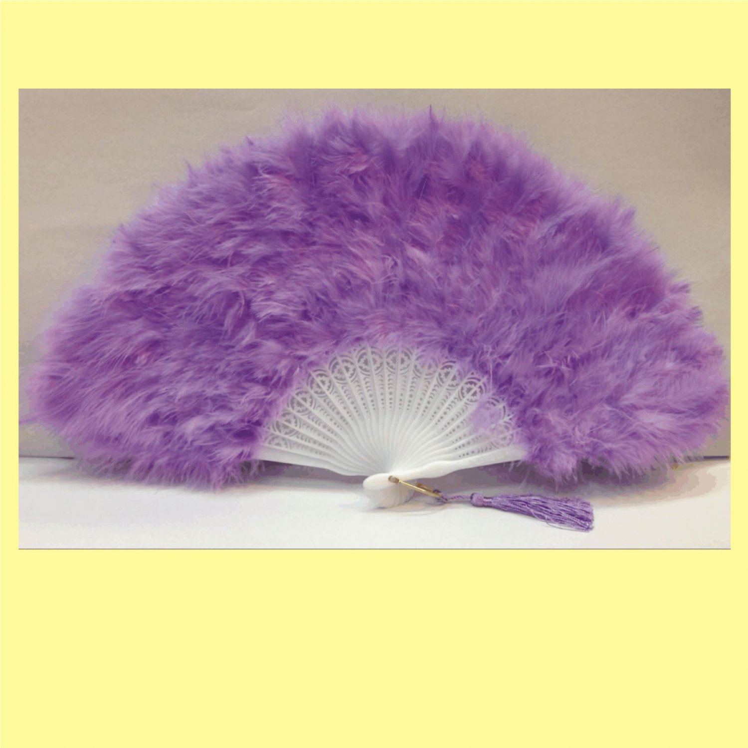 Purple Marabou feather fan costumes Ladies Fancy Dress Wedding party burlesque