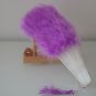 Purple Marabou feather fan costumes Ladies Fancy Dress Wedding party burlesque
