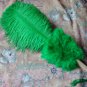 Green Marabou Fan Large Feather Fan Burlesque Fan 24" x 43"