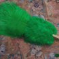 Green Marabou Fan Large Feather Fan Burlesque Fan 21" x 38"