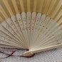 Free Shipping 20Pcs/Lot Plain Yellow Silk Hand Fans for Wedding 21cm with Organza Gift Bag