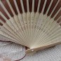 Free Shipping 20Pcs/Lot Plain Coffee Silk Hand Fans for Wedding 21cm with Organza Gift Bag