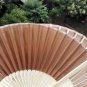 Free Shipping 20Pcs/Lot Plain Coffee Silk Hand Fans for Wedding 21cm with Organza Gift Bag