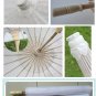33" White Parasol Just Married Parasol Photography Prop Parasol Ceremony Decor