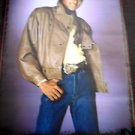 20X28 1983 POSTER YOUNG MICHAEL JACKSON LEATHER JACKET BLUE JEANS BELT BUCKLE