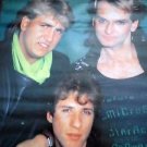 23X23  VINTAGE 1984 ZAMANIA POSTER ROCK ROLL WANG CHUNG NEW WAVE