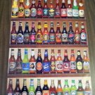 22X35 POSTER BEER ALE STOUT BOTTLES CHOICES DORM ROOM LABATT RED WOLF JAZZ LAGER