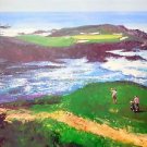 COOL 1992 27X36 ART PRINT LITHO MARK KING GOLF COURSE OCEAN MARTIN LAWRENCE #2