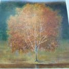 STRIKING 2005 25X25 ART PRINT LITHO JOHN MOLNAR DOWN LAZY RVER II FALL LEAVES