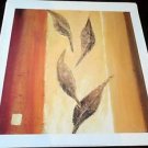 28X28 ART PRINT LITHO URSULA SALEMINK-ROOS LEAF INNUENDO MODERN ABSTACT DESIGNER