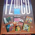 VERY RARE 24X37 VINTAGE PROMO POSTER ROCK ROLL BAND RETURN OF FRANK ZAPPA CD