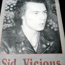 IN SLEEVE 24X35 VERY RARE 1987 UK POSTER ROCK ROLL SEX PISTOLS SID VICIOUS