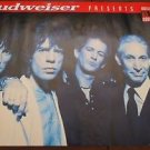 22X31 RARE VINTAGE 1994 TOUR POSTER  ROCK ROLL ROLLING STONES VOODOO TOUR BUD