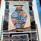 1993 24X36 ART PRINT LITHO SIGNED AFRICAN ARTIST STEVEN NORTE HEAVY EMBOSSED