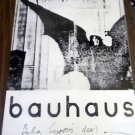 23X31 VERY RARE ROCK PUNK GOTHIC MUSIC POSTER BAUHAUS BELA LUGOSI IS DEAD