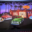 NOSTALGIC 24X36 CAR POSTER OLD FORD GMC CHEVY PICKUPS GAS STATION OASIS WAYNOSO