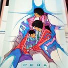 RARE 1991 WALK AMERICA 24X35 ART PRINT POSTER AMADO PENA JR INDIAN ARTISAN COOL