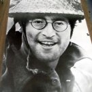 24X36 VERY RARE B&W MUSIC POSTER ROCK ROLL THE BEATLES JOHN LENNON ARMY HELMET
