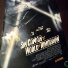 PREVIEW MOVIE POSTER SKY CAPTAIN WORLD TOMORROW JUDE LAW ANGELINA GWYNETH #5