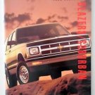 DEALER SHOWROOM BROCHURE 1993 CHEVROLET BLAZER SUBURBAN COLORS OPTIONS SPECS