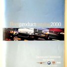 DEALER SHOWROOM 2000 CHRYSLER DAIMLER FLEET PRODUCT CATALOG TRUCK VAN OPTIONS