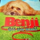 ADVANCE 2 SIDED MOVIE POSTER BENJI OFF THE LEASH CUTE DOG PUPPY JOE CAMP DISNEY