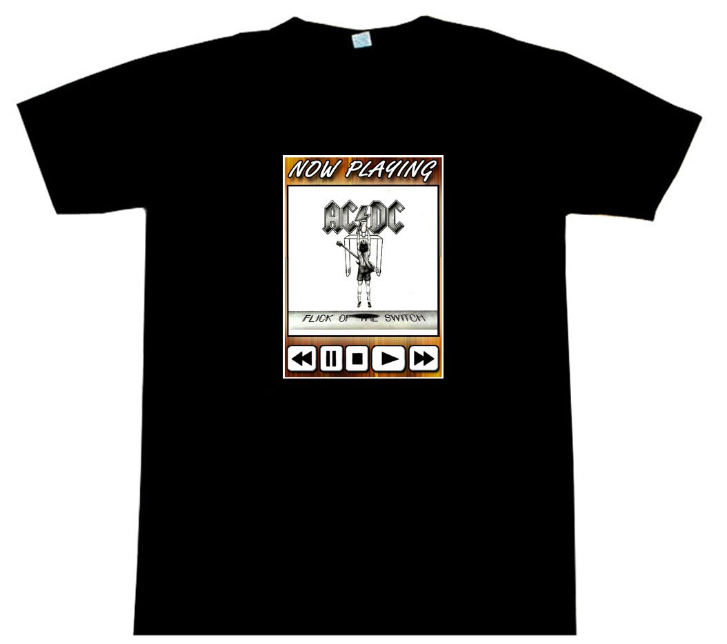 Ac/Dc (Ac Dc) - Flick Of The Switch - AWESOME T-Shirt