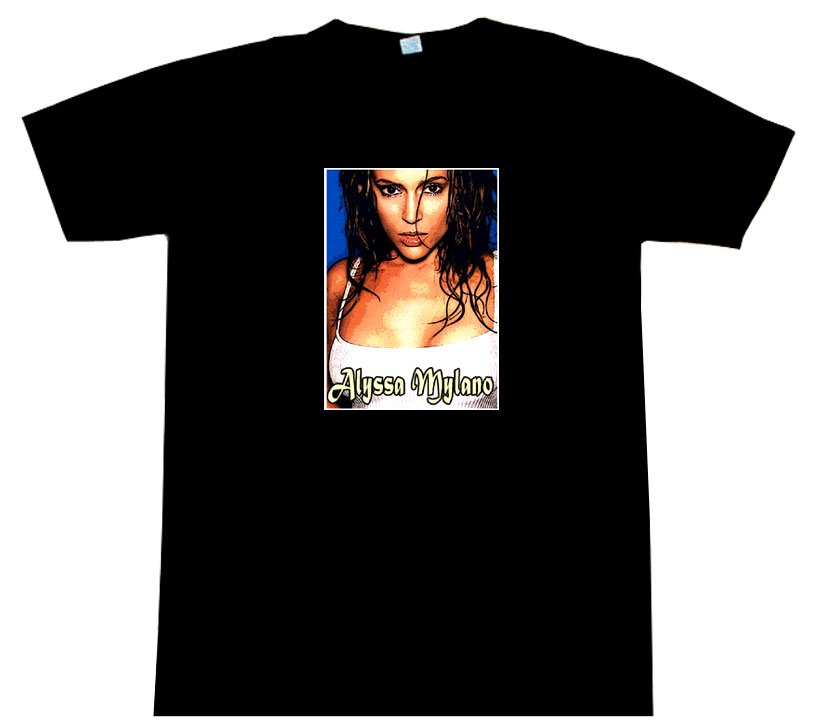 Alyssa Milano T-Shirt BEAUTIFUL!!