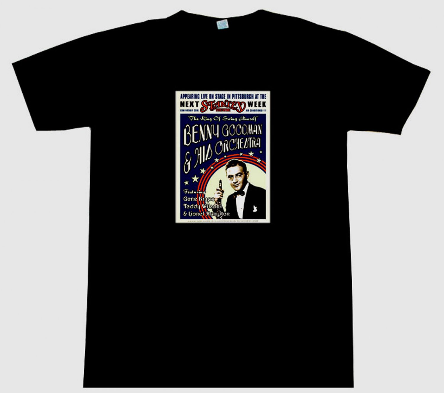 Benny Goodman EXCELLENT Tee T-Shirt