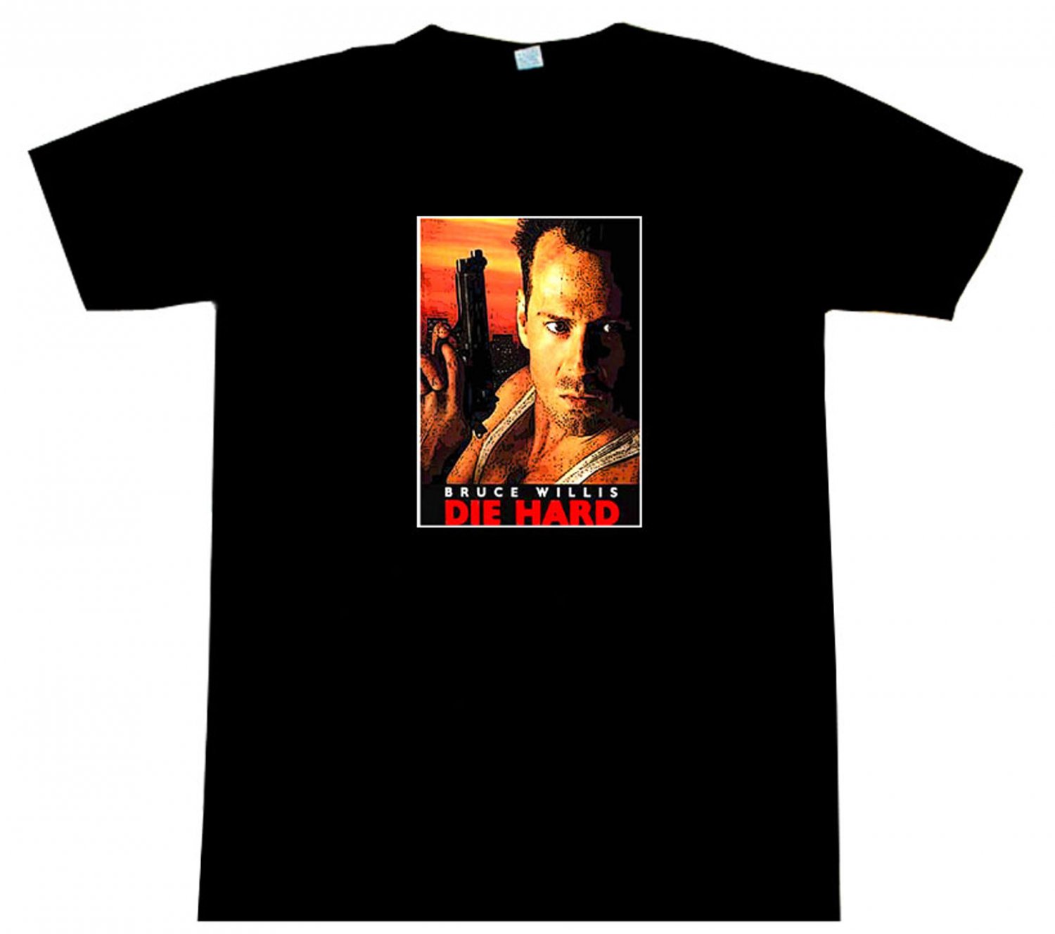 Die Hard Bruce Willis Movie Poster T-Shirt BEAUTIFUL!!