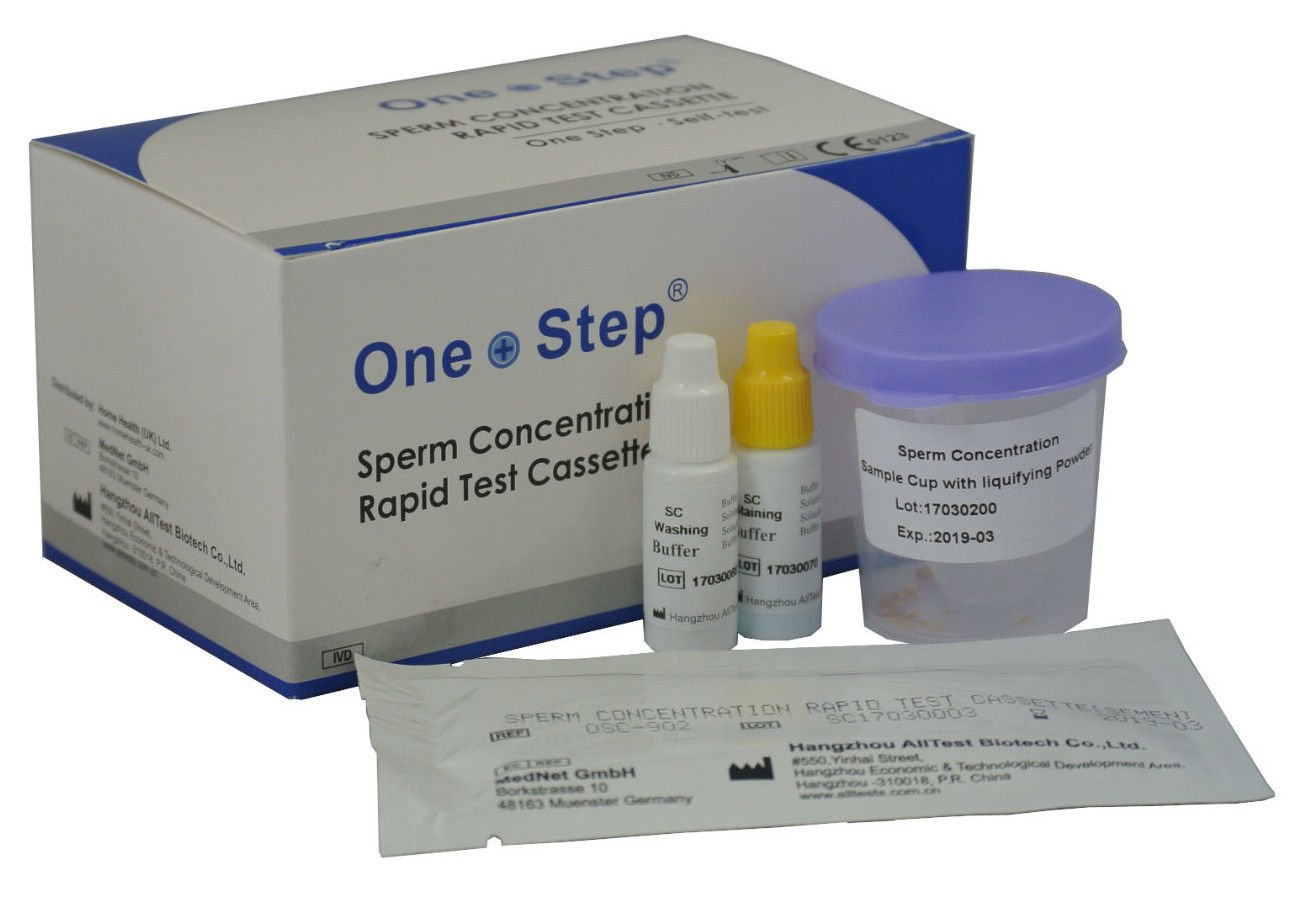 Male Fertility Sperm Concentration Test, Active Count Kit - One Step Sperm check AL