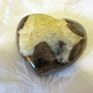 Carved Septarian Heart, Calcite, Aragonite, 80mm, From Utah