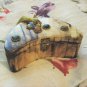 Handmade Crescent Shaped Camel Bone Trinket Box, 5.5 Inches